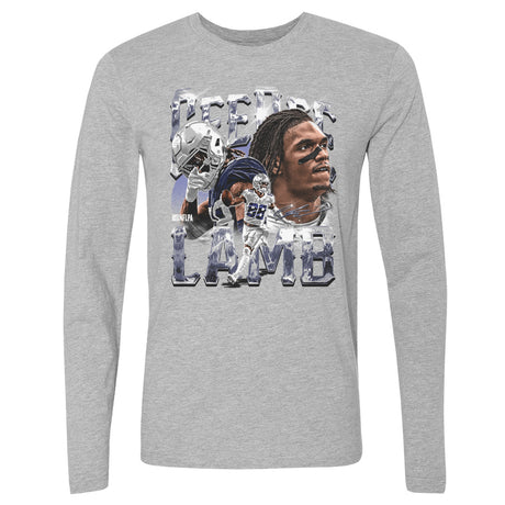 CeeDee Lamb Men's Long Sleeve T-Shirt | 500 LEVEL