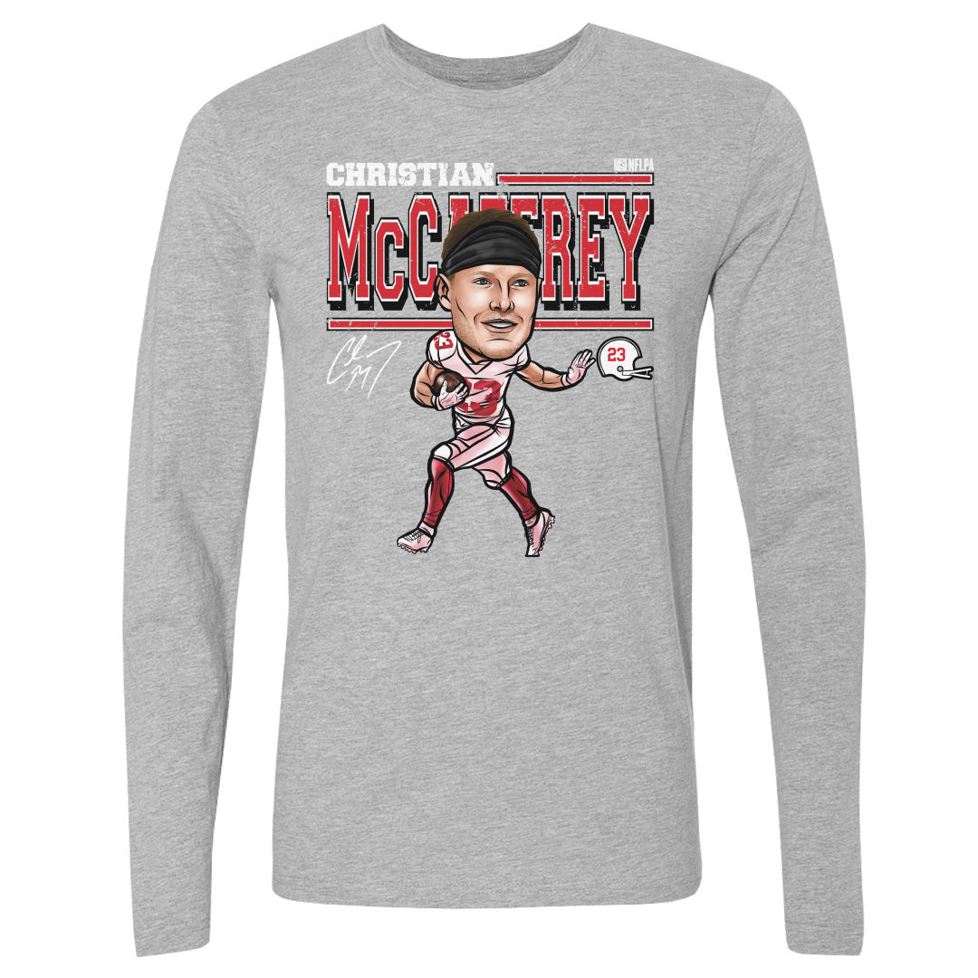 Christian McCaffrey Men's Long Sleeve T-Shirt | 500 LEVEL