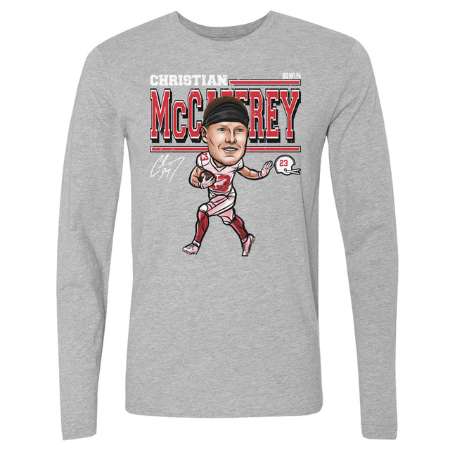 Christian McCaffrey Men's Long Sleeve T-Shirt | 500 LEVEL