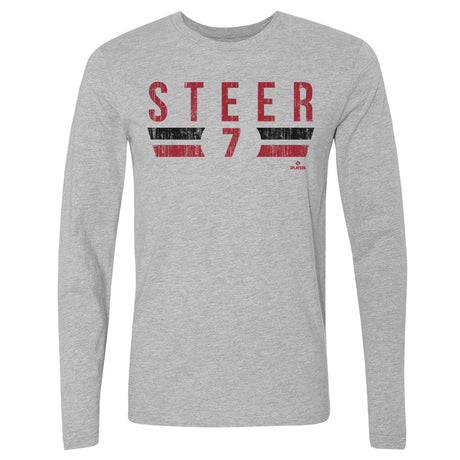 Spencer Steer Men's Long Sleeve T-Shirt | 500 LEVEL