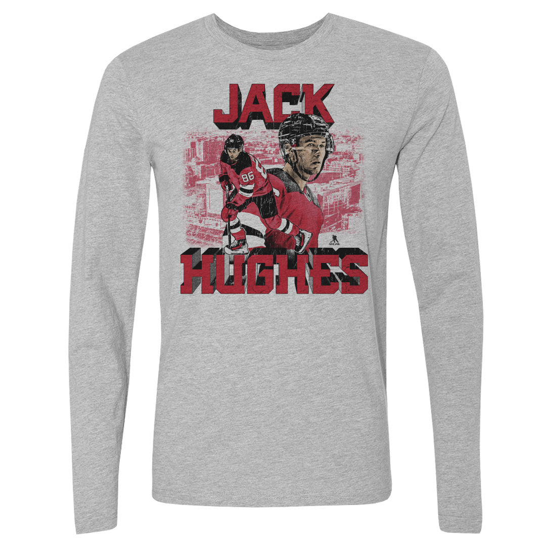 Jack Hughes Men's Long Sleeve T-Shirt | 500 LEVEL