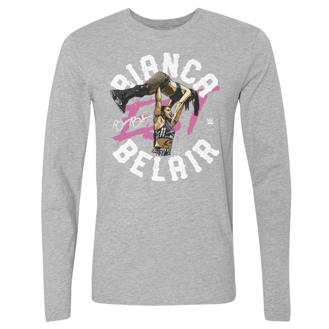 Bianca Belair Men's Long Sleeve T-Shirt | 500 LEVEL