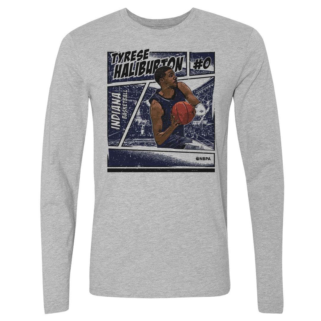 Tyrese Haliburton Men&#39;s Long Sleeve T-Shirt | 500 LEVEL