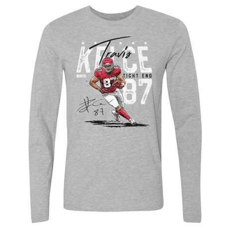 Travis Kelce Men's Long Sleeve T-Shirt | 500 LEVEL