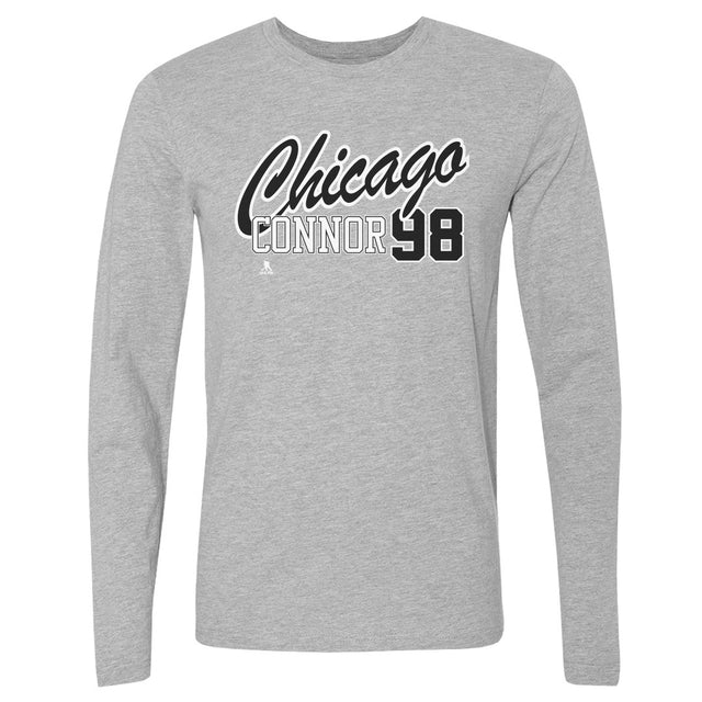Connor Bedard Men's Long Sleeve T-Shirt | 500 LEVEL