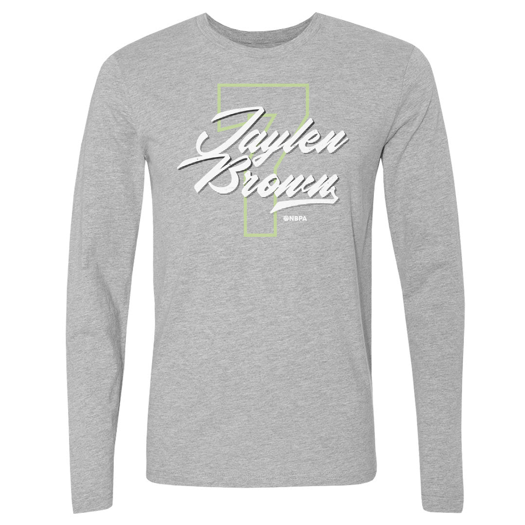 Jaylen Brown Men's Long Sleeve T-Shirt | 500 LEVEL