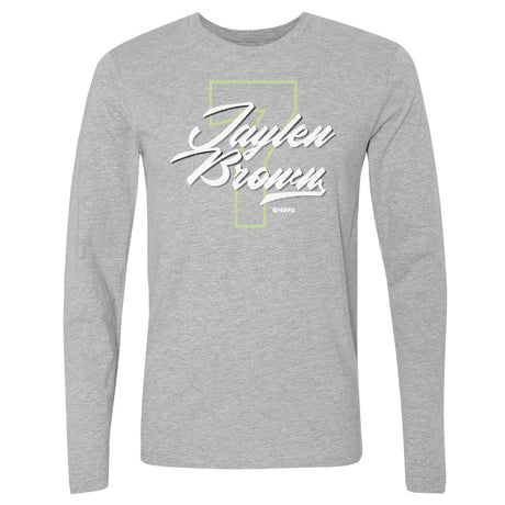 Jaylen Brown Men's Long Sleeve T-Shirt | 500 LEVEL