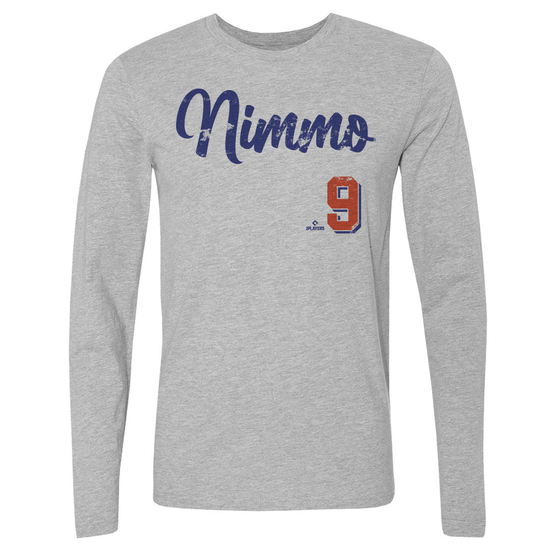 Brandon Nimmo Men&#39;s Long Sleeve T-Shirt | 500 LEVEL