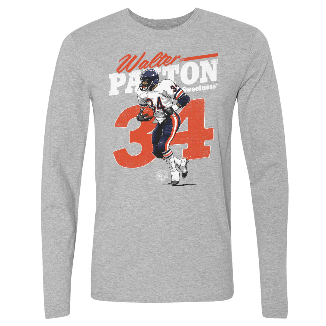 Walter Payton Men's Long Sleeve T-Shirt | 500 LEVEL