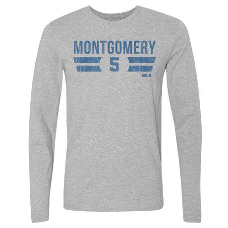 David Montgomery Men's Long Sleeve T-Shirt | 500 LEVEL