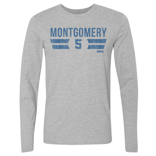 David Montgomery Men's Long Sleeve T-Shirt | 500 LEVEL