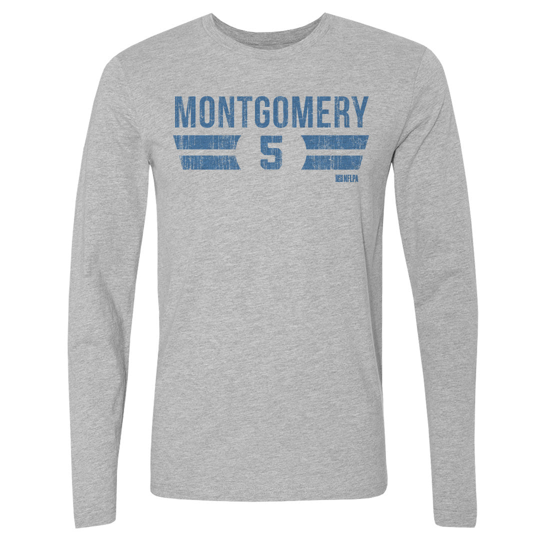 David Montgomery Men&#39;s Long Sleeve T-Shirt | 500 LEVEL