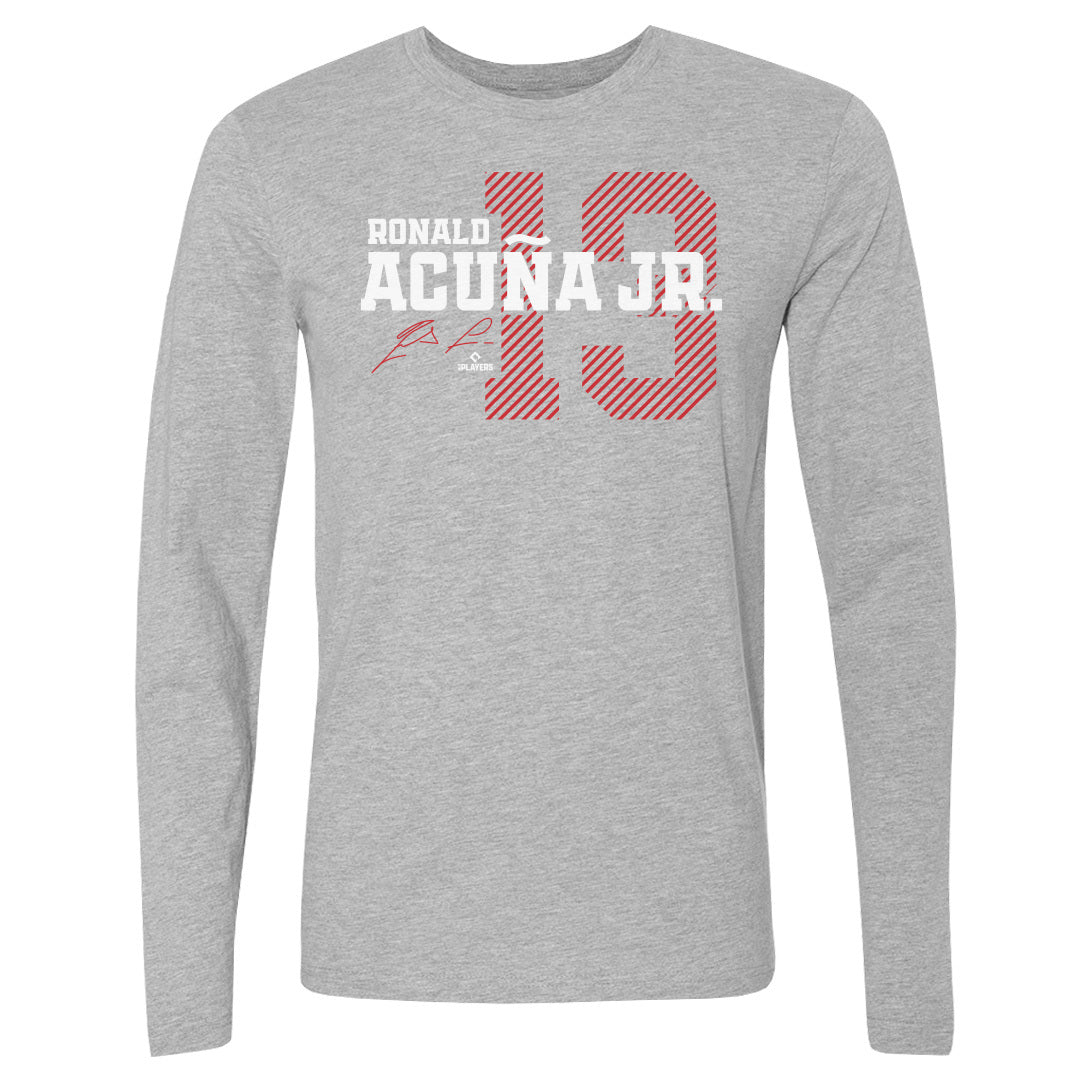Ronald Acuna Jr. Men's Long Sleeve T-Shirt | 500 LEVEL