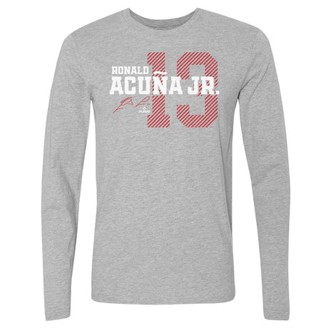 Ronald Acuna Jr. Men's Long Sleeve T-Shirt | 500 LEVEL