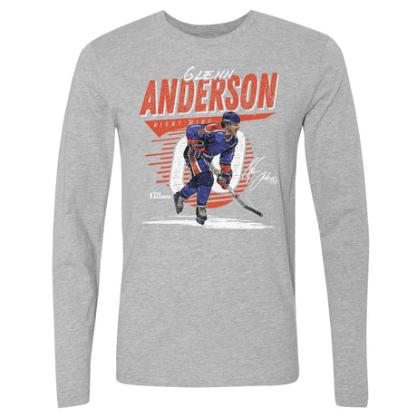 Glenn Anderson Men's Long Sleeve T-Shirt | 500 LEVEL