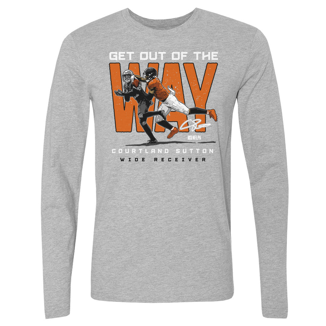 Courtland Sutton Men's Long Sleeve T-Shirt | 500 LEVEL