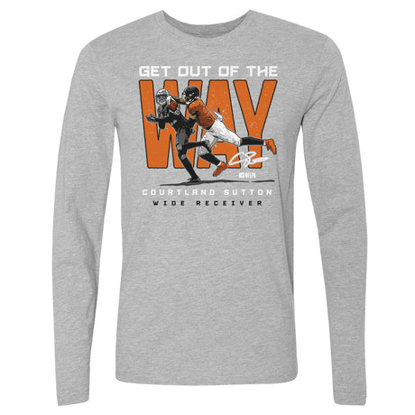 Courtland Sutton Men's Long Sleeve T-Shirt | 500 LEVEL