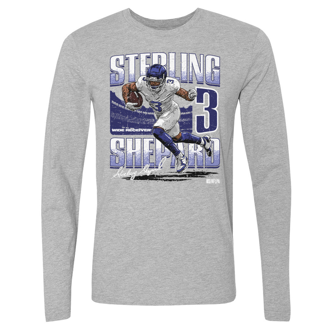 Sterling Shepard Men&#39;s Long Sleeve T-Shirt | 500 LEVEL
