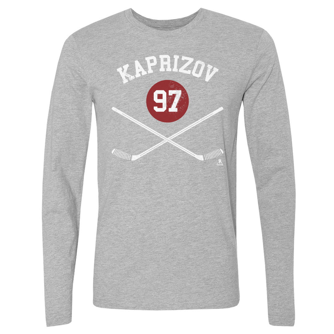 Kirill Kaprizov Men&#39;s Long Sleeve T-Shirt | 500 LEVEL