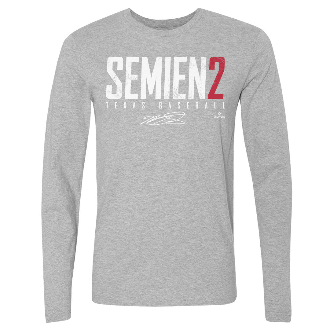 Marcus Semien Men's Long Sleeve T-Shirt | 500 LEVEL