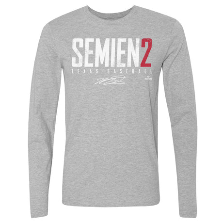 Marcus Semien Men's Long Sleeve T-Shirt | 500 LEVEL