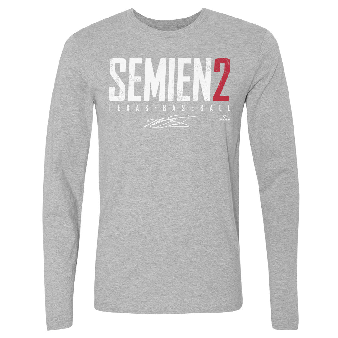 Marcus Semien Men&#39;s Long Sleeve T-Shirt | 500 LEVEL