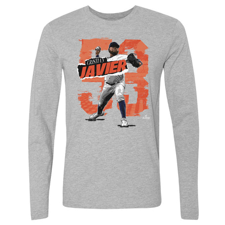 Cristian Javier Men's Long Sleeve T-Shirt | 500 LEVEL