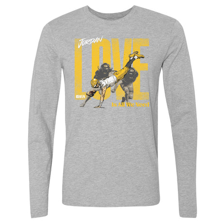 Jordan Love Men's Long Sleeve T-Shirt | 500 LEVEL