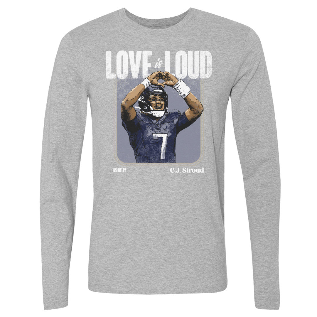 C.J. Stroud Men's Long Sleeve T-Shirt | 500 LEVEL