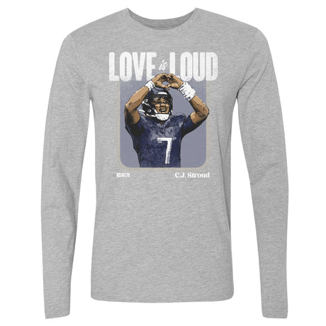 C.J. Stroud Men's Long Sleeve T-Shirt | 500 LEVEL