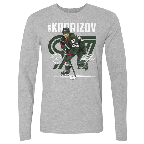 Kirill Kaprizov Men's Long Sleeve T-Shirt | 500 LEVEL