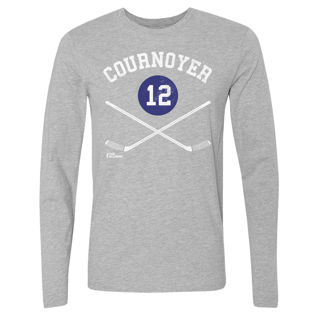 Yvan Cournoyer Men's Long Sleeve T-Shirt | 500 LEVEL