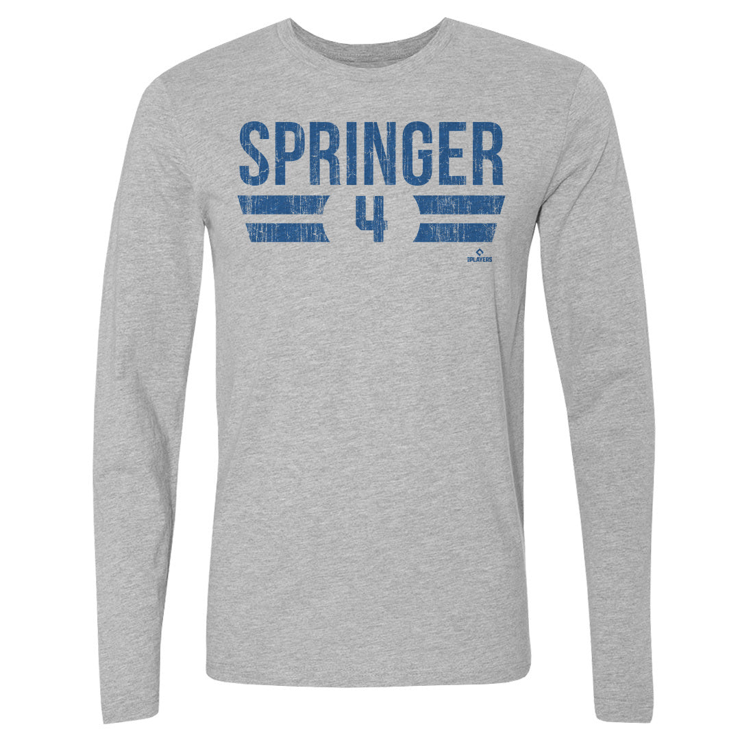 George Springer Men's Long Sleeve T-Shirt | 500 LEVEL