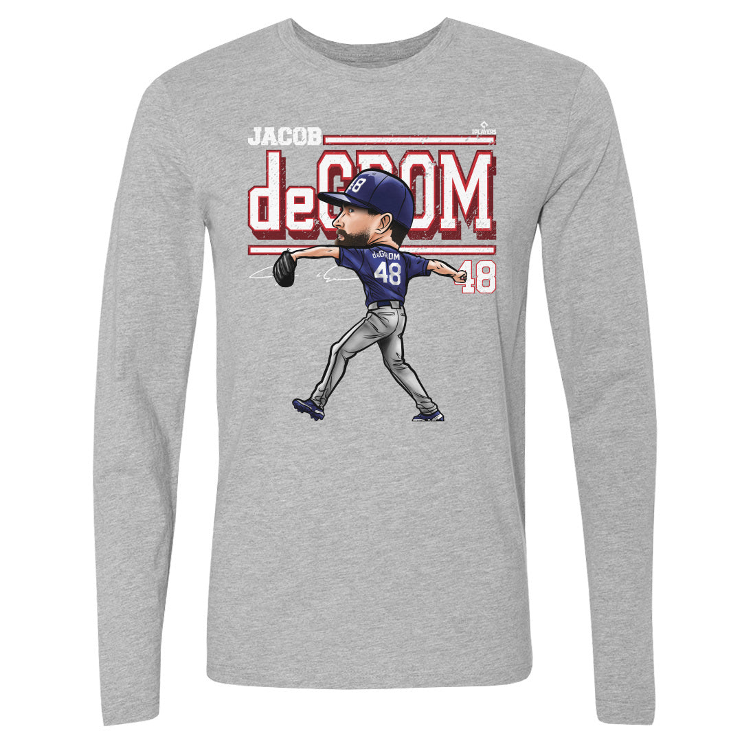Jacob deGrom Men's Long Sleeve T-Shirt | 500 LEVEL