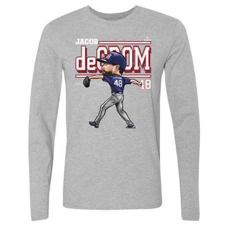 Jacob deGrom Men's Long Sleeve T-Shirt | 500 LEVEL