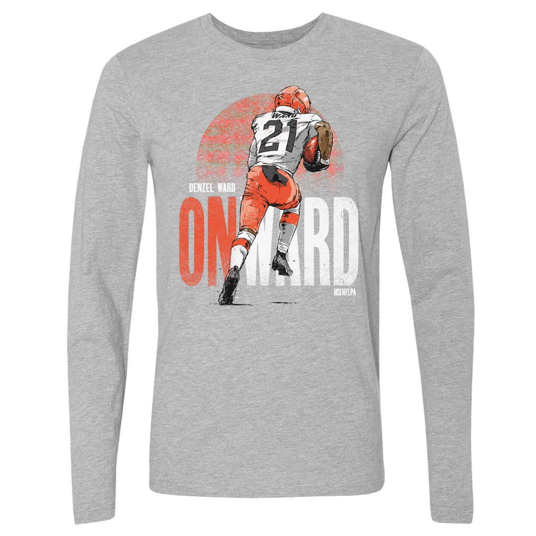 Denzel Ward Men's Long Sleeve T-Shirt | 500 LEVEL