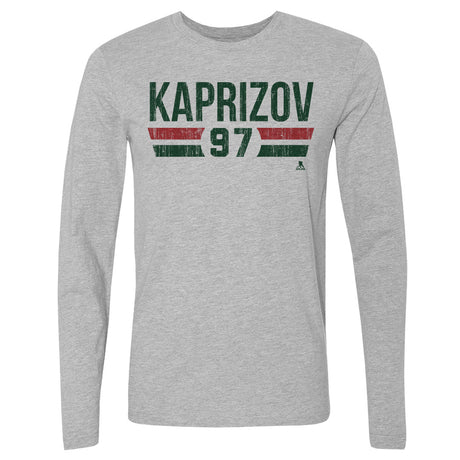 Kirill Kaprizov Men's Long Sleeve T-Shirt | 500 LEVEL
