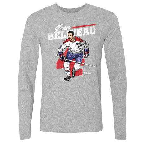 Jean Beliveau Men's Long Sleeve T-Shirt | 500 LEVEL