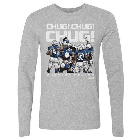 Quenton Nelson Men's Long Sleeve T-Shirt | 500 LEVEL
