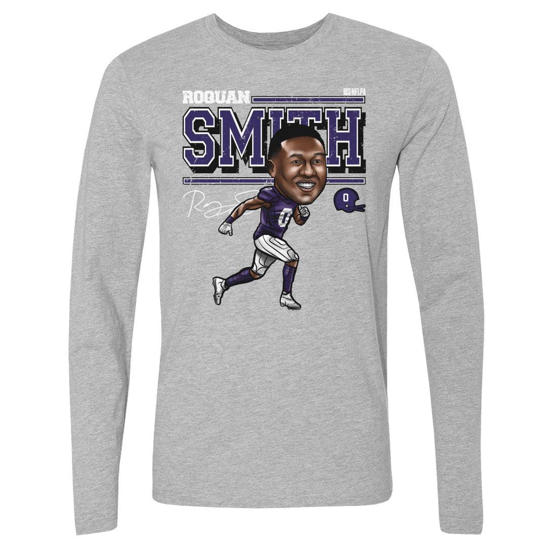 Roquan Smith Men&#39;s Long Sleeve T-Shirt | 500 LEVEL