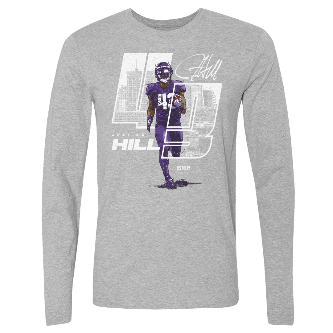 Justice Hill Men&#39;s Long Sleeve T-Shirt | 500 LEVEL