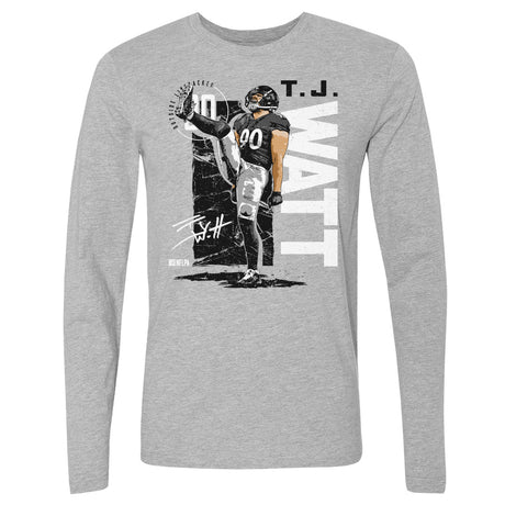 T.J. Watt Men's Long Sleeve T-Shirt | 500 LEVEL