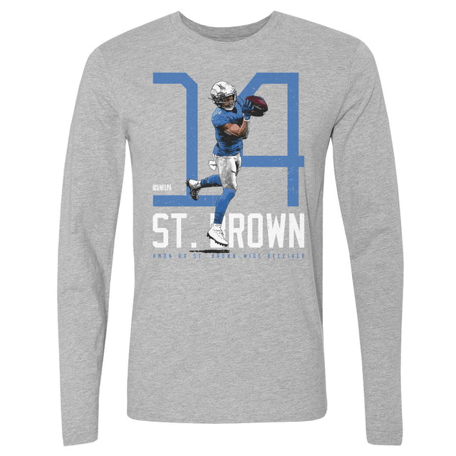 Amon-Ra St. Brown Men's Long Sleeve T-Shirt | 500 LEVEL