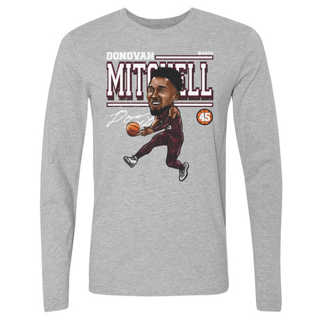 Donovan Mitchell Men's Long Sleeve T-Shirt | 500 LEVEL