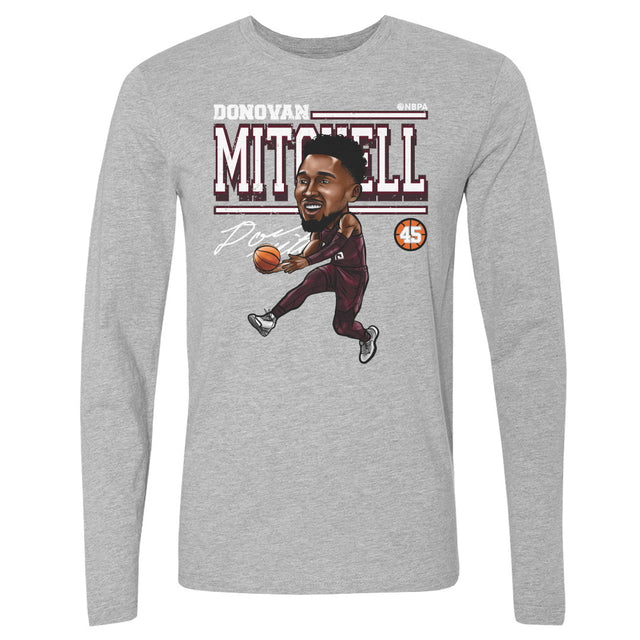 Donovan Mitchell Men's Long Sleeve T-Shirt | 500 LEVEL