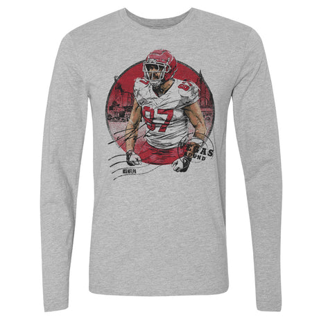 Travis Kelce Men's Long Sleeve T-Shirt | 500 LEVEL