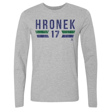 Filip Hronek Men's Long Sleeve T-Shirt | 500 LEVEL