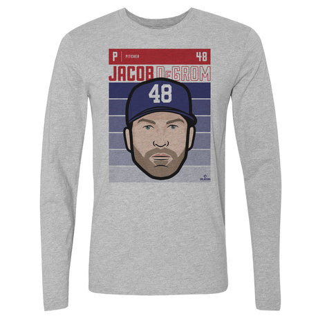 Jacob deGrom Men's Long Sleeve T-Shirt | 500 LEVEL
