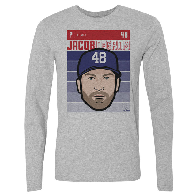 Jacob deGrom Men's Long Sleeve T-Shirt | 500 LEVEL