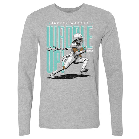 Jaylen Waddle Men's Long Sleeve T-Shirt | 500 LEVEL